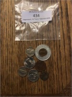 (7) Assorted Coins