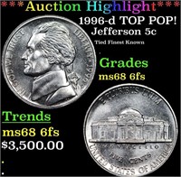 ***Auction Highlight*** 1996-d Jefferson Nickel TO