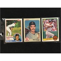 Three Different Wade Boggs Rookies