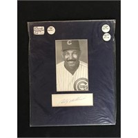 Billy Williams Cut Auto With Photo