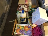 Beads, napkins & lotions