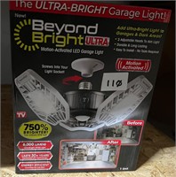 Beyond Bright Motion Activated LED Garage Light