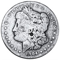 1904 Morgan Silver Dollar NICELY CIRCULATED