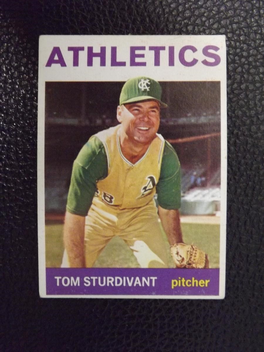 1964 TOPPS #402 TOM STURDIVANT ATHLETICS