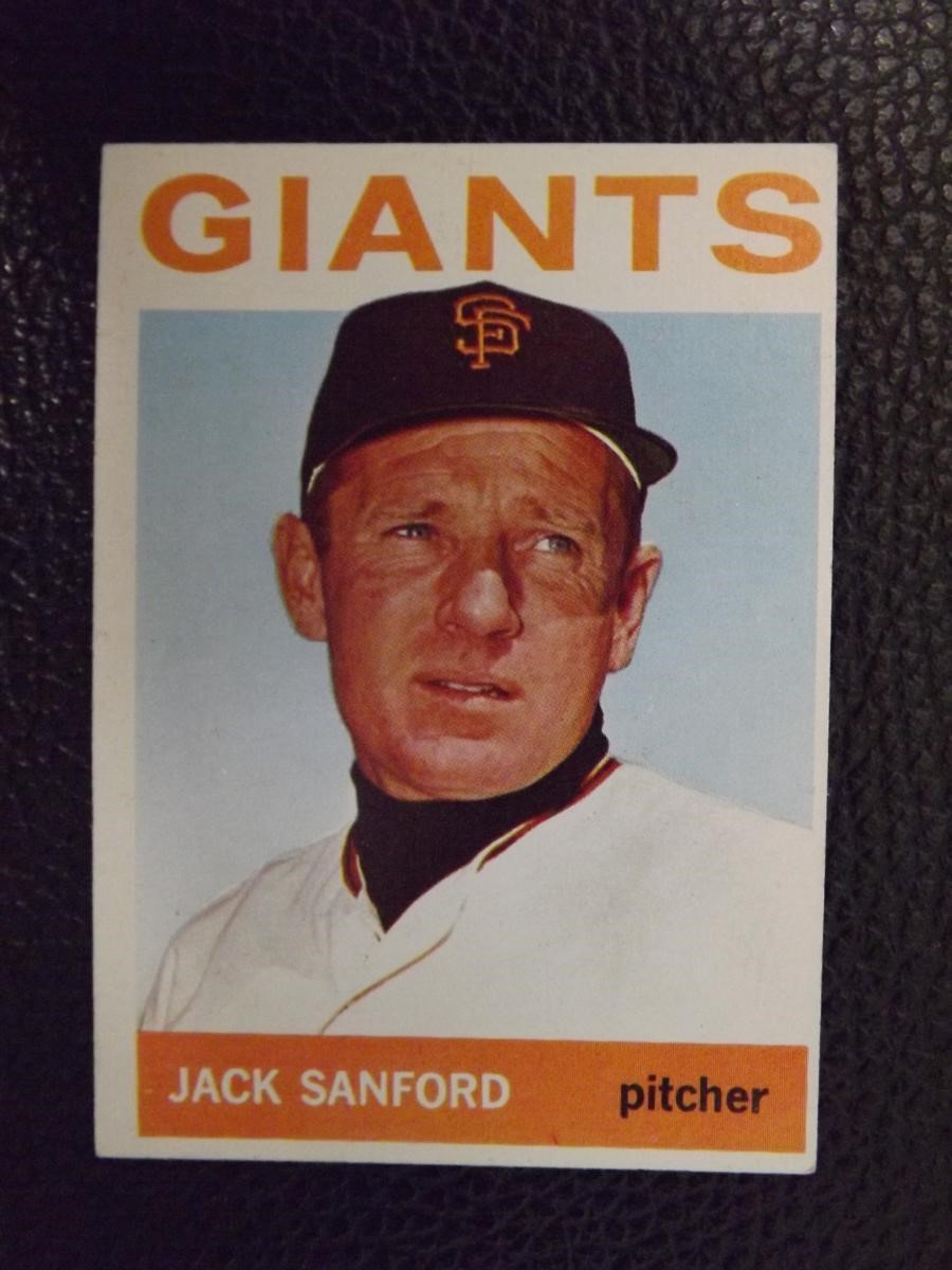 1964 TOPPS #414 JACK SANFORD GIANTS VINTAGE