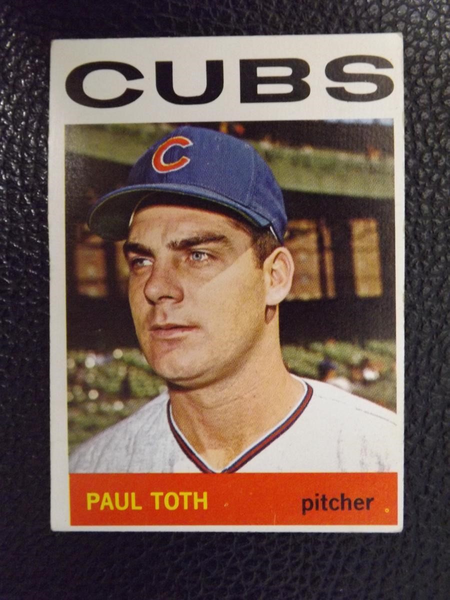 1964 TOPPS #309 PAUL TOTH CHICAGO CUBS