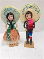 Vintage Mexican Folk Art Figurines