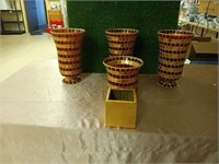 VARIETY OF VASES