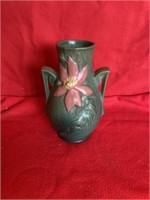 Roseville U.S.A. Double Handle vase.  Has small