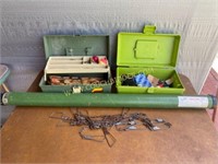Tackle Boxes w/ Rod Caddy