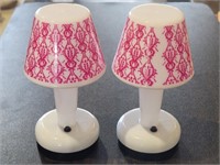 Two Battery Operated Table Top Lights