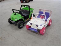 Qty Of (2) Electric Kid Cars