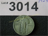 1929 Standing Liberty silver quarter