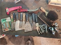 Scrapers, brushes , u bolts & clamps