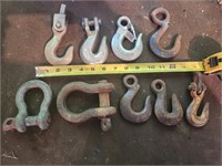 Chain hooks & clevis's