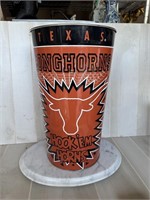 University of Texas Longhorns Trash Can