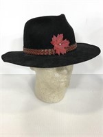 100% wool fedora like hat- size Large