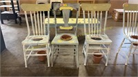 3 Chair Planters