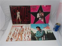 Lot de 4 vinyles Elvis Presley