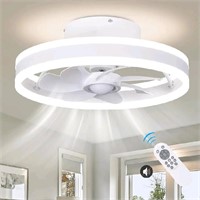 Ceiling Fans With Lights and Remote, 3 Colors 6 Sp