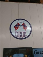Dixie Motor oil small sign