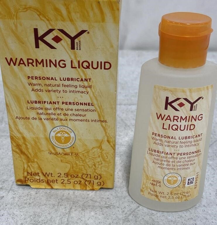 KY JELLY WARMING LUQID LUBRICANT