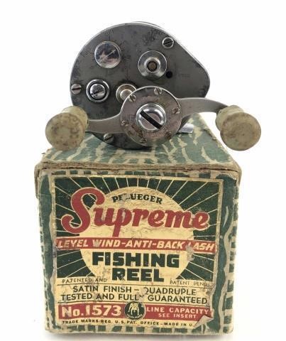Vintage Pflueger Supreme No.1573 Fishing Reel