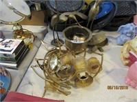 Lot of Brass Pieces - turtle dish and more