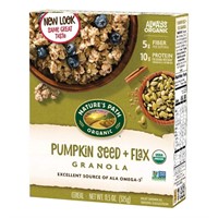 Organic Granola Cereal 12ct Pumpkin Seed Plus Flax