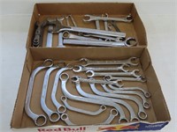 2 Trays of Wrenches