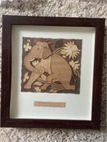 WOOD CARVED ELEPHANT