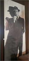 Vintage Humphrey Bogart poster 
About 7ft tall