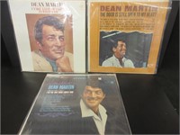 3 OLD DEAN MARTIN RECORD ALBUMS