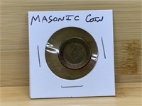 Masonic Coin Stamped On BothSides
