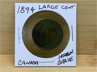 1894 Karge Cent Canada, Higher Grade Coin