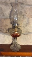 18in oil lamp. Excellent condition OFFSITE PU