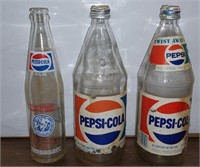 Vintage Pepsi Bottle Lot