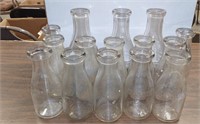 Assorted Milk Bottle Lot / No SHip