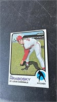 1973 Topps AL Hrabosky Pitcher St. Louis Cardinals