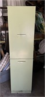 vintage green steel cabinet