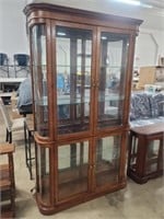 Pulaski 48" Mirrored Glass Curio Cabinet