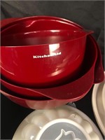 Assorted Plasticware and Ceramic Plates