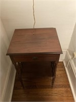 Mahogany 1 drawer stand