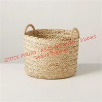 Hearth & Hand Large Braided Grass Basket