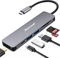 Hiearcool USB C Hub  USB C Multi-Port Adapter for