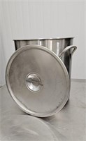 VOLLRATH S/S LARGE DOUBLE HANDLED STOCK POT W LID