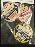 (3) Pennsylvania Fishing Licenses