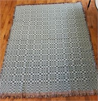 Woven Coverlet from Boone NC. 52 X 70 inches