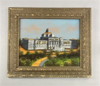 Library of Congress Reverse Glass Painting C.1897