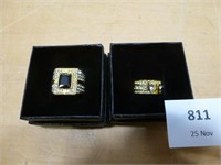 NEW Rings - Gold Coloured - qty 2